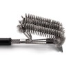Щетка LoveGrill продольная тройная со шкребком, нержавеющая сталь - 1001032 фото_3 