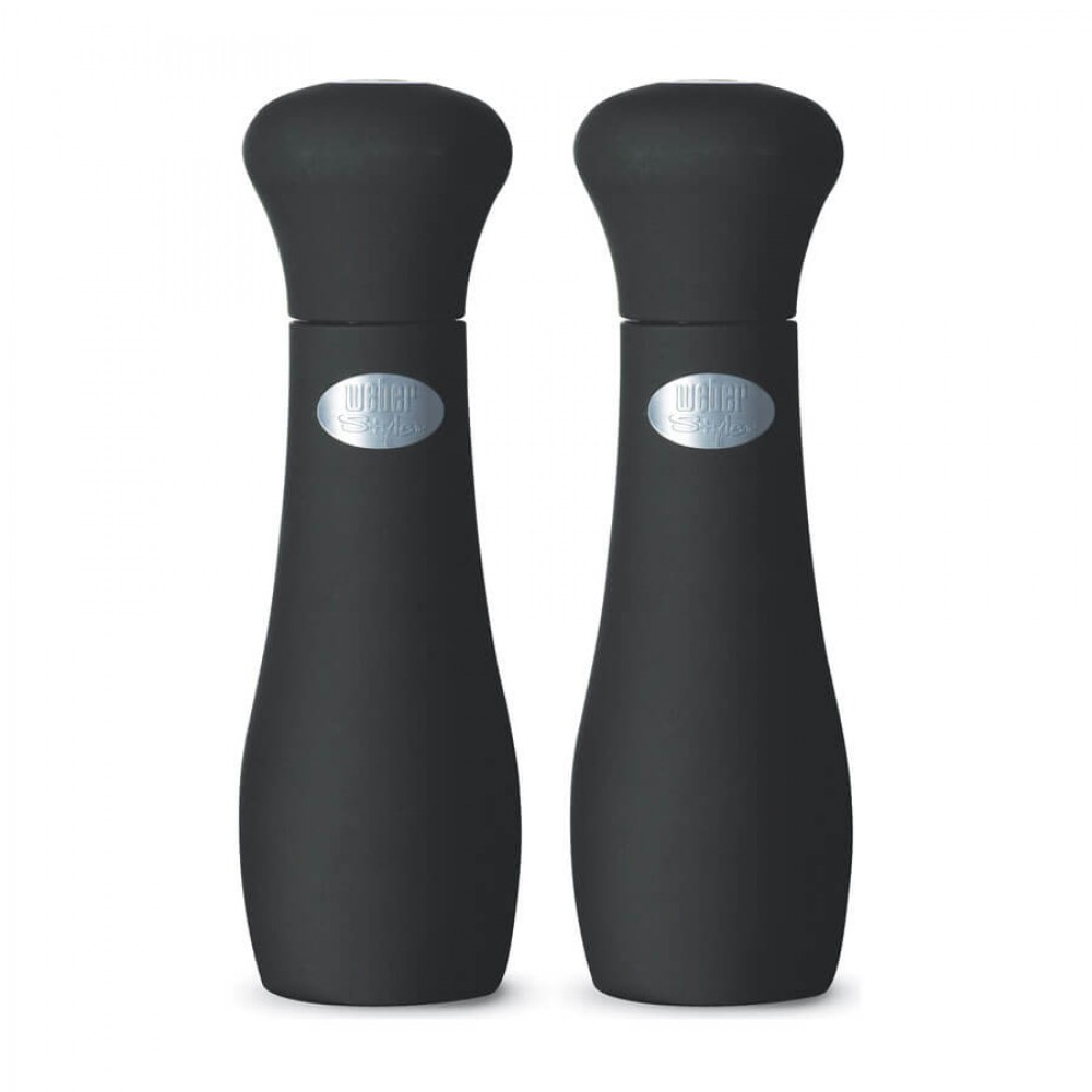 Перцемолка для соли и перца Weber, черный, 19 см (Weber Style) - 17093