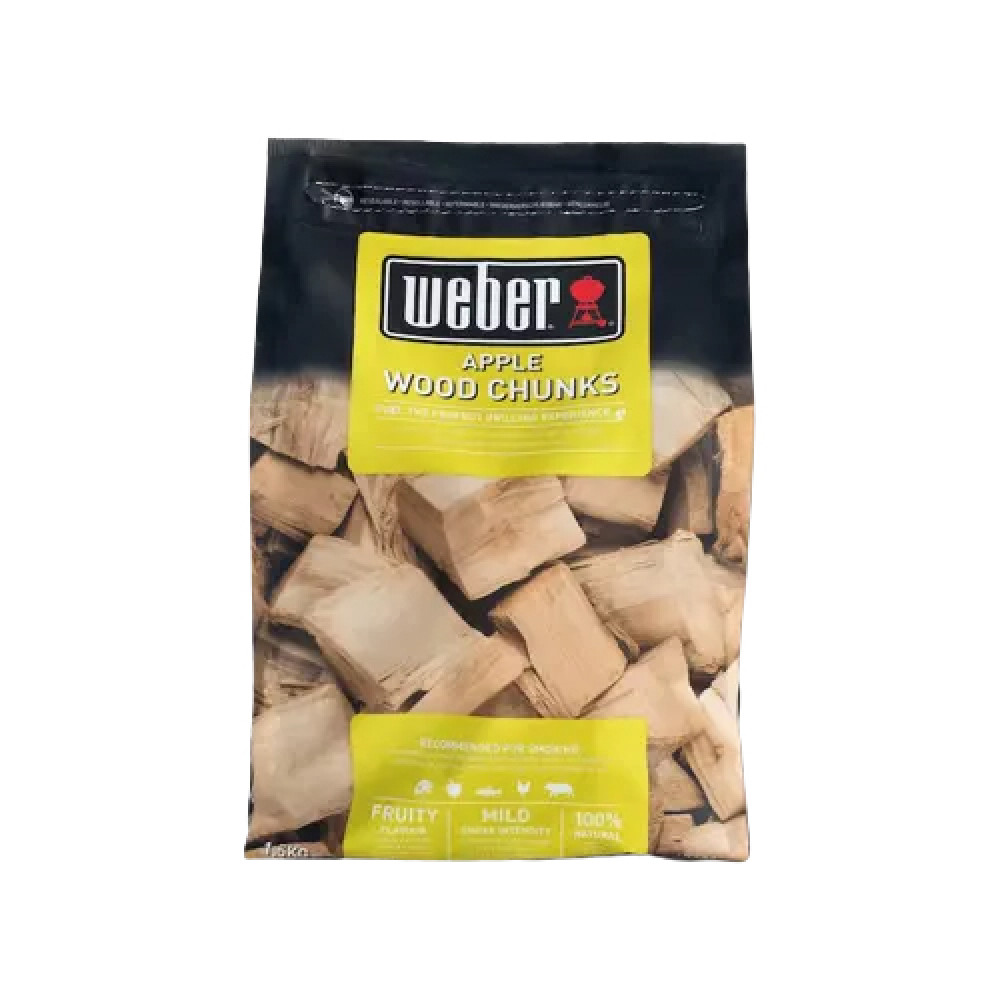 Бруски для копчения Weber, яблоко, 1,5 кг - 17616