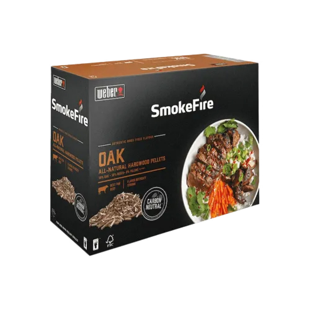 Древесные пеллеты Weber Oak (дуб), 8 кг - 18295