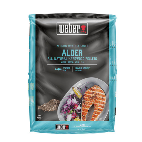 Древесные пеллеты Weber ольха FSC Alder