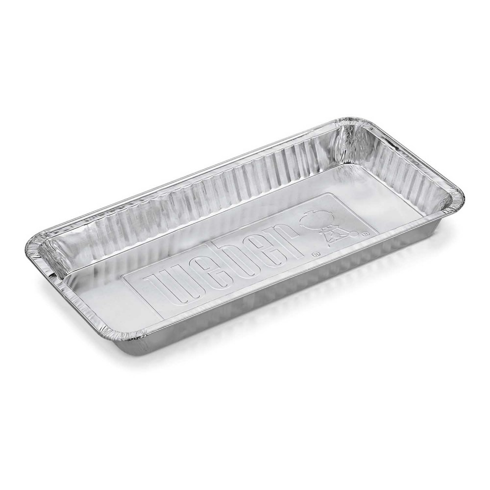 Алюминиевый одноразовый поддон для жира для грилей WEBER  57 см, 5 шт - 6454