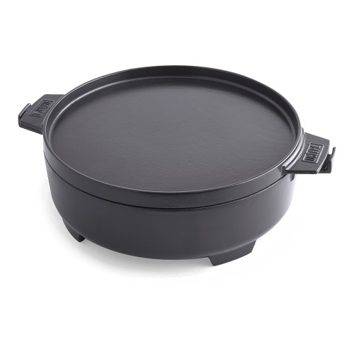 Чугунная кастрюля Weber Duo Gourmet BBQ System, 6,8 л