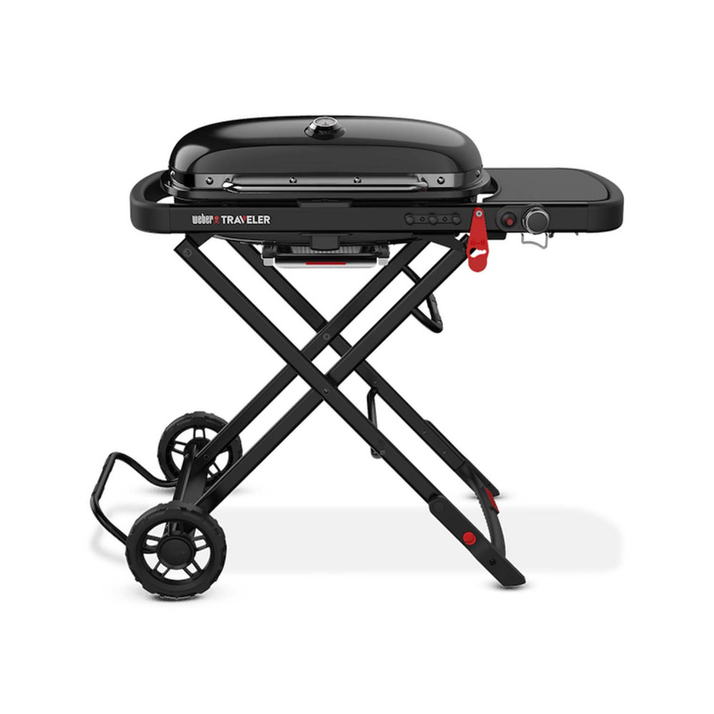 Гриль портативный газовый Weber Traveler Stealth Edition, черный - 9013075